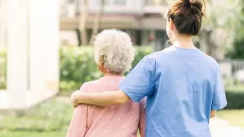 Nurse With Patient